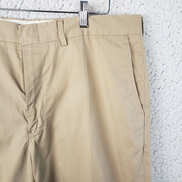 Ralph Lauren Khaki Pants Mens 39 Beige Cotton Classiccore Old Money Coastal Prep - Picture 5 of 12